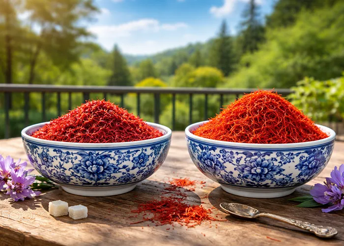 تفاوت زعفران سرگل و نگین